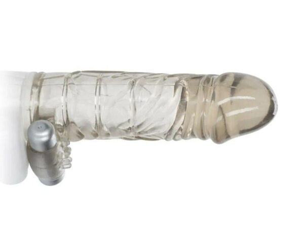 Vibrating Penis Sleeve with head vibrator