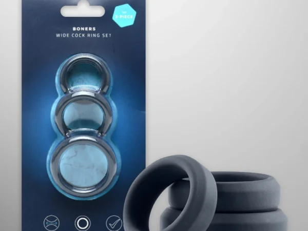 Boners 3 Flat Cock Rings Set