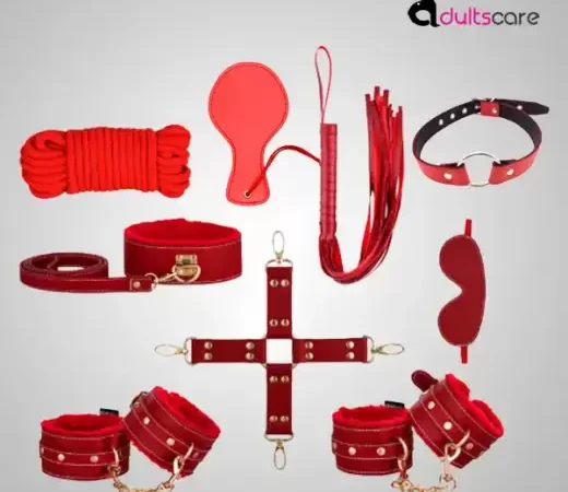 Luxury Red BDSM Kit